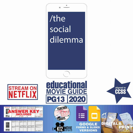 The Social Dilemma Documentary Movie Guide | Questions | Worksheet (PG13 - 2020)