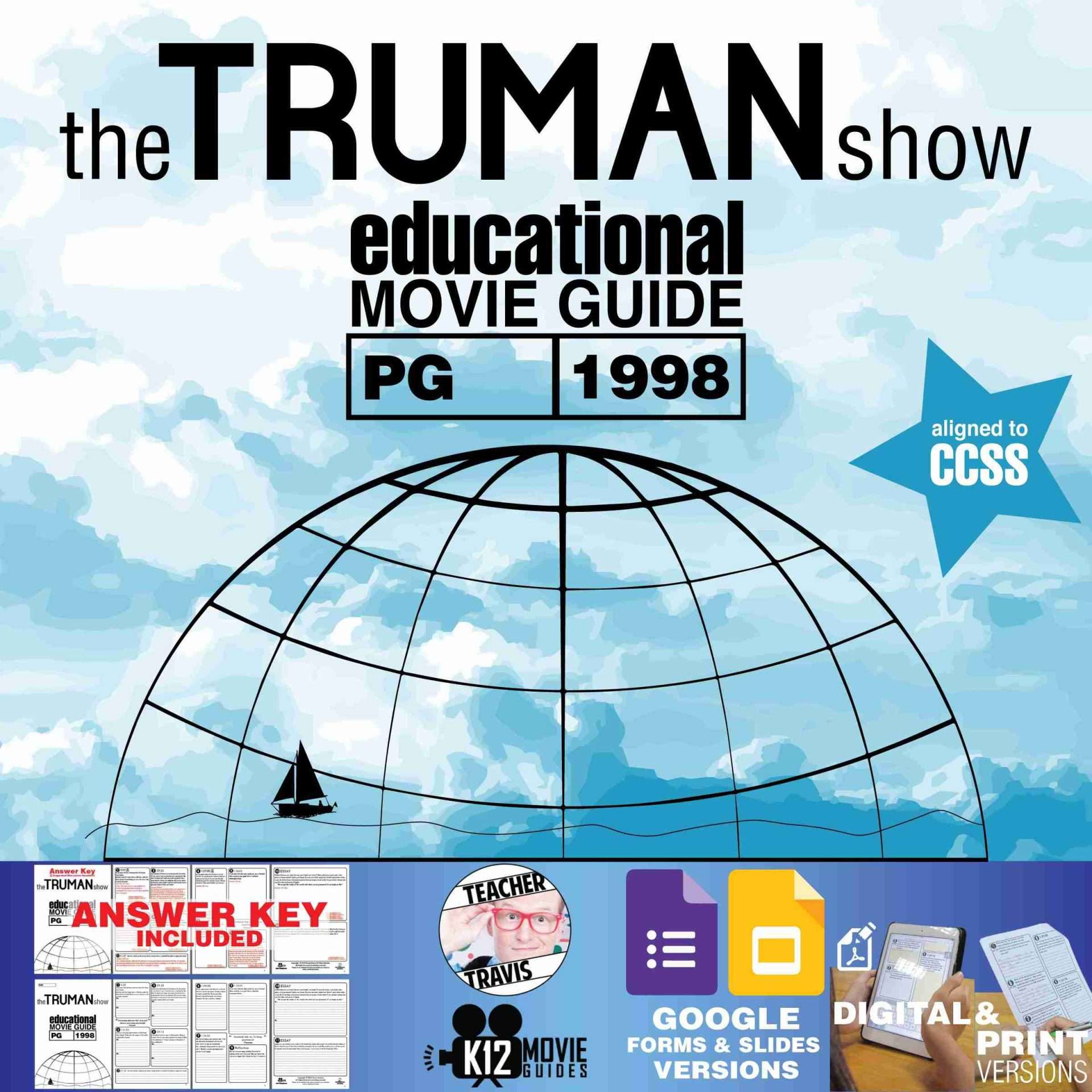 The Truman Show Movie Guide | Questions | Worksheet | Google (PG - 1998)