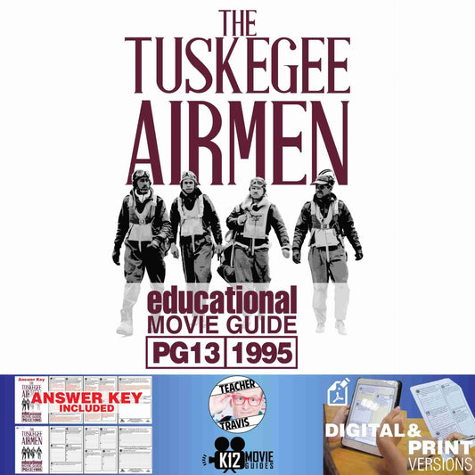 The Tuskegee Airmen Movie Guide | Questions | Worksheet (PG13 - 1995) Cover