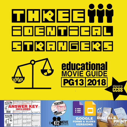 Three Identical Strangers Documentary Movie Guide | Worksheet (PG13 - 2018)