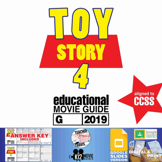 Toy Story 4 Movie Guide | Questions | Worksheet | Google Classroom (G - 2019) Cover