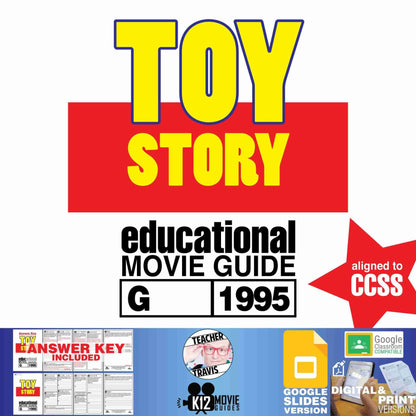 Toy Story Movie Guide | Questions | Worksheet | Google Classroom (G - 1995) Cover