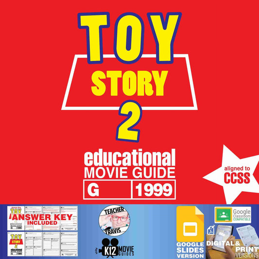 Toy Story 2 Movie Guide | Worksheet | Questions | Google (G - 1999) Cover