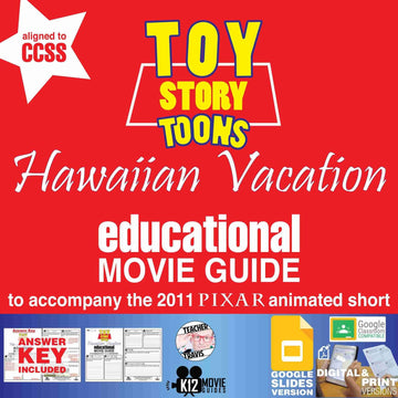 Toy Story Toons: Hawaiian Vacation Pixar Short Video Guide | Questions | Worksheet | Google (2011) Cover