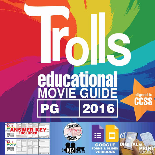 Trolls Movie Guide | Questions | Worksheet | Google Formats (PG - 2016)