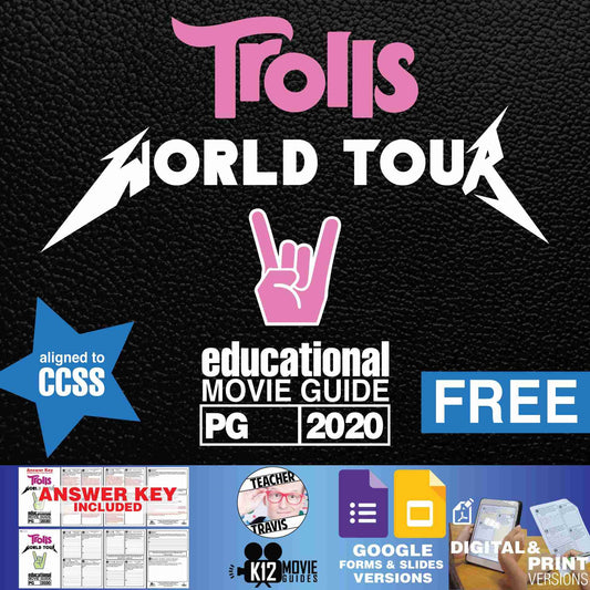 Trolls World Tour Free Movie Guide | Worksheet | Google Formats (PG - 2020)