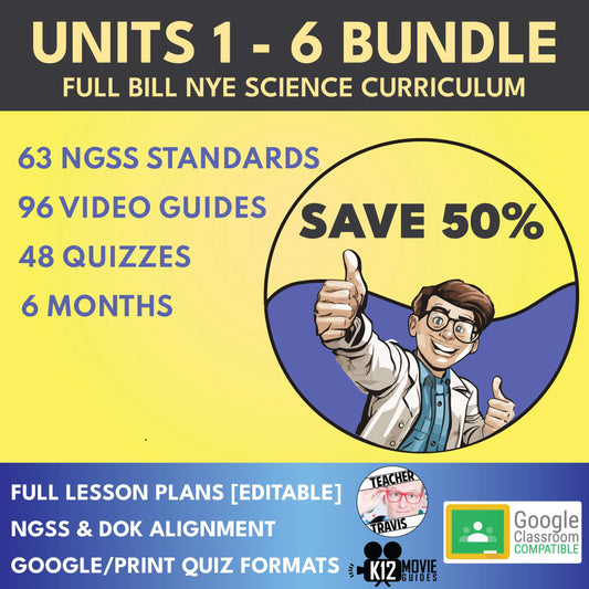 Full Science Curriculum using Bill Nye Videos