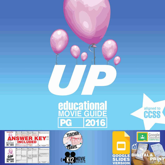 Up Movie Guide | Worksheet | Questions | Google Classroom (PG - 2009) Cover