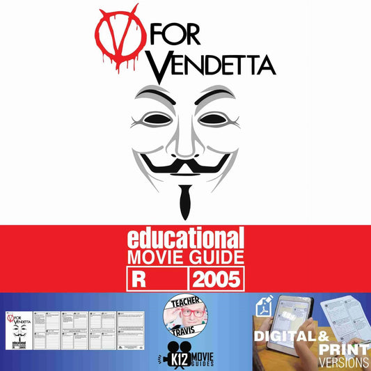 V for Vendetta Movie Guide | Questions | Worksheet (R - 2005) Cover