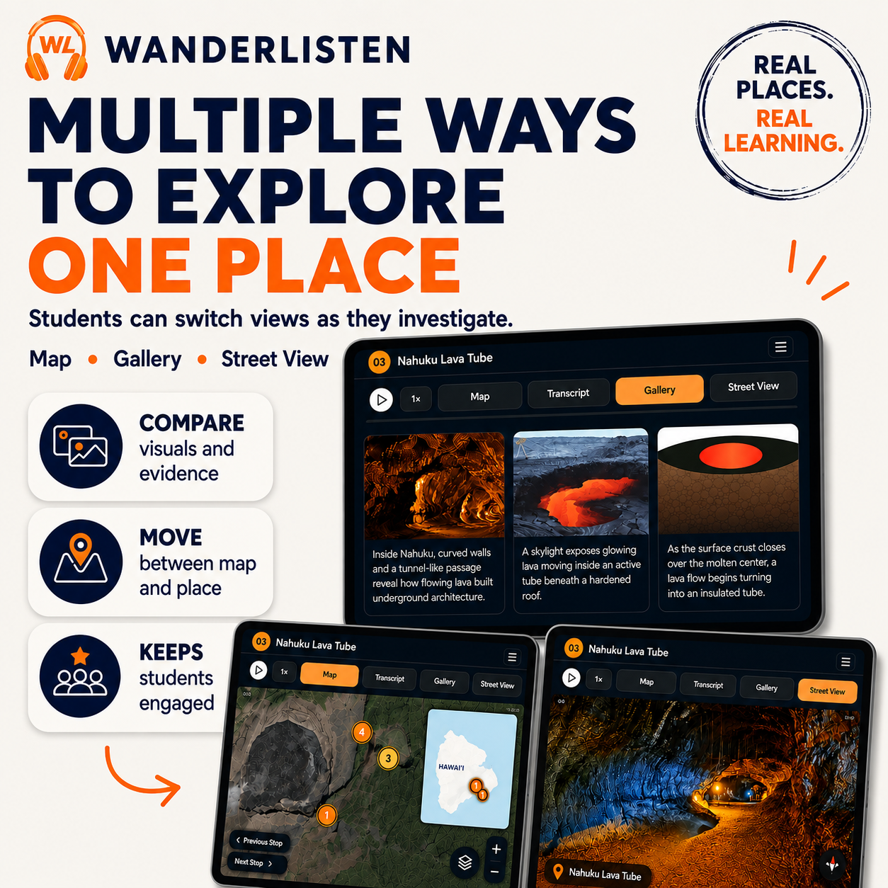 Grand Canyon National Park Virtual Field Trip App Lesson | Audio + Map + Quiz