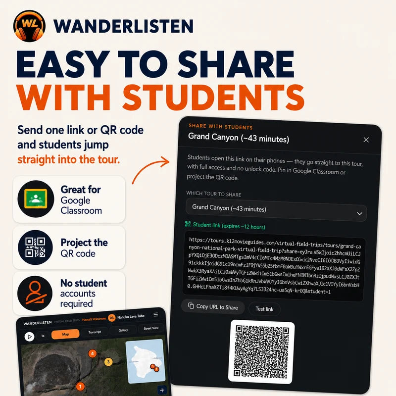 Olympic National Park Virtual Field Trip App Lesson | Audio + Map + Quiz