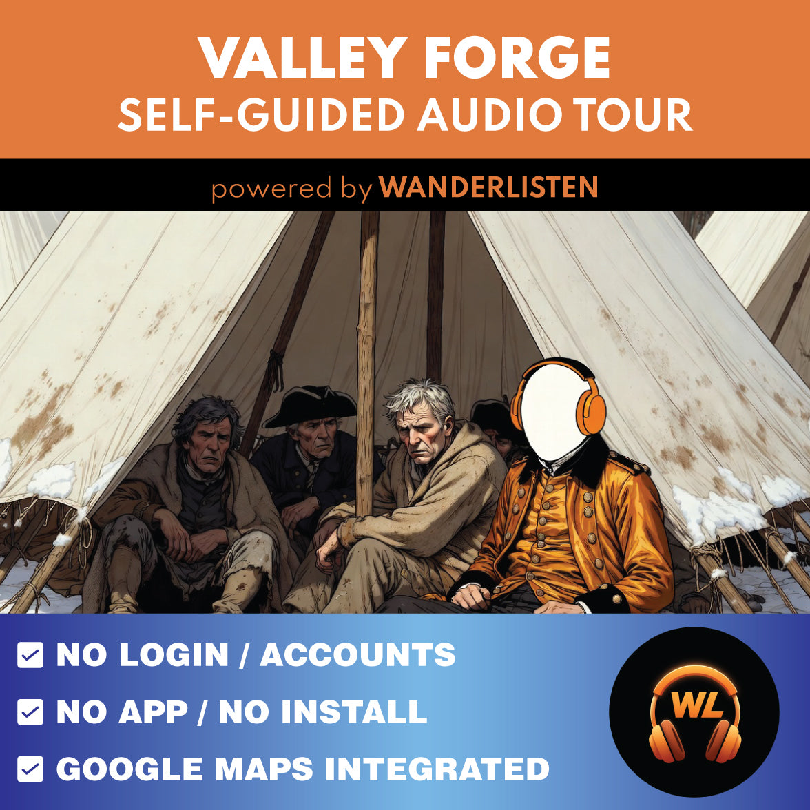 Valley Forge Audio Tour | Self-Guided Driving cover image