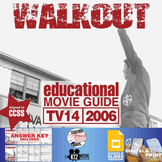Walkout Movie Guide | Questions | Worksheet (TV14 - 2006) Cover