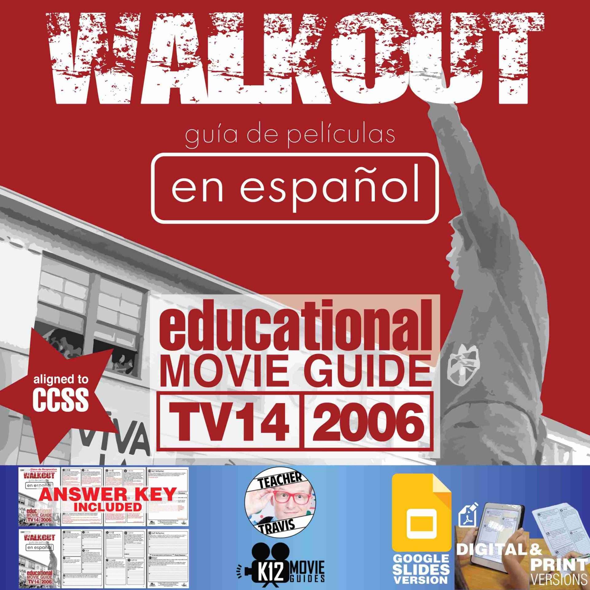 Walkout Movie Guide in Spanish | Español | Questions | (TV14 - 2006) Cover