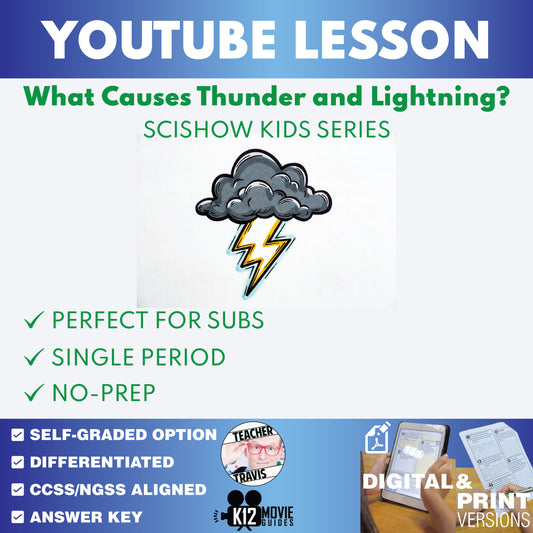 SciShow Kids - What Causes Thunder and Lightning? - YouTube Video Lesson
