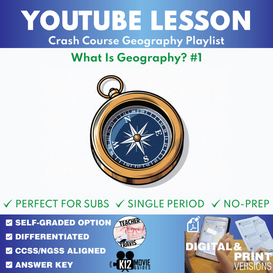 Crash Course - What Is Geography? Crash Course Geography #1 - YouTube Video Lesson