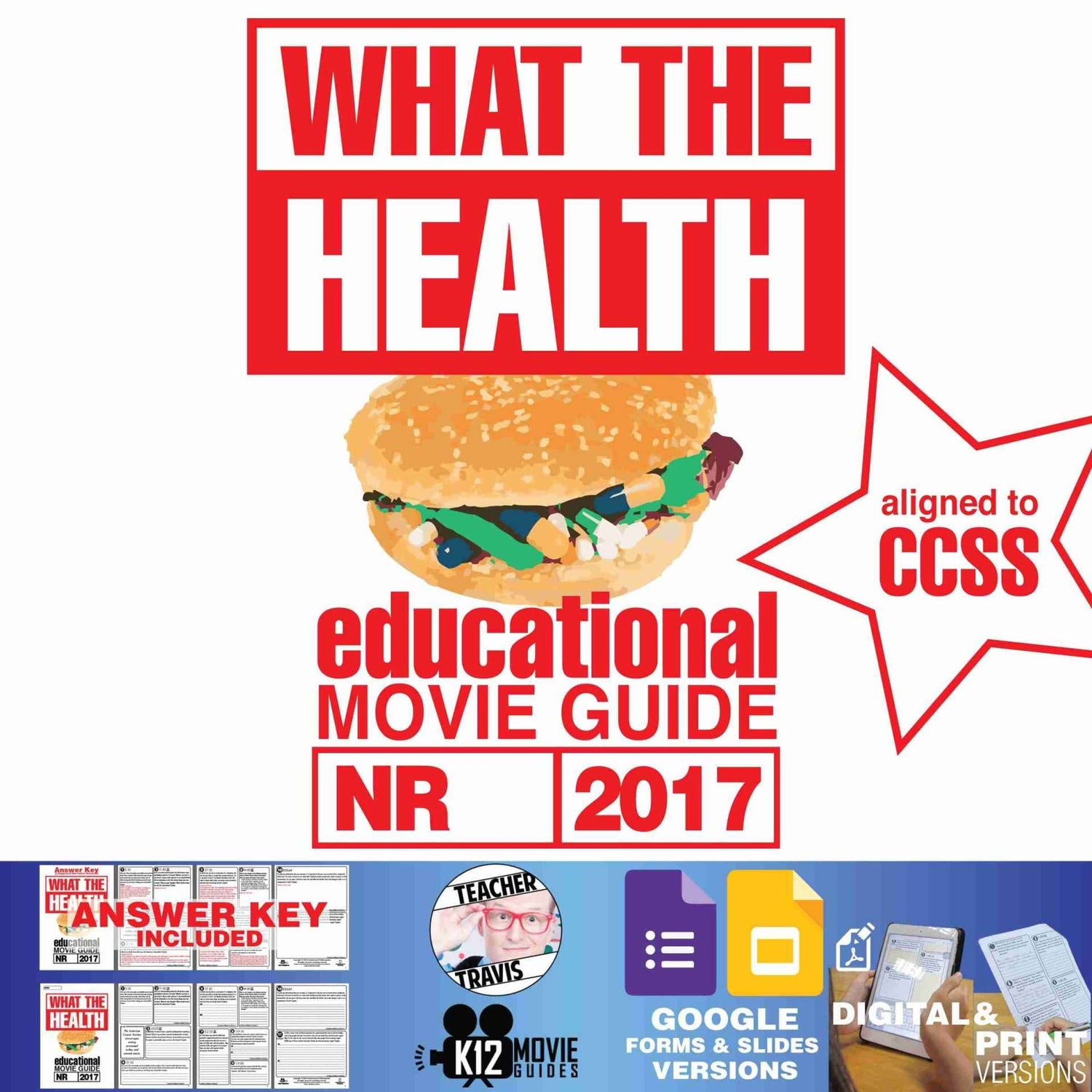 What the Health Documentary Movie Guide | Questions | Worksheet | Google (2017) Cover