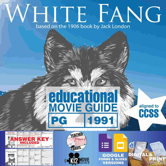White Fang Movie Guide | Questions | Worksheet | Google Formats (PG - 1991)