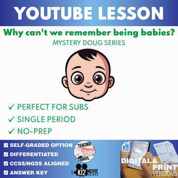 Mystery Doug - Why Can't We Remember Being Babies - YouTube Video Lesson