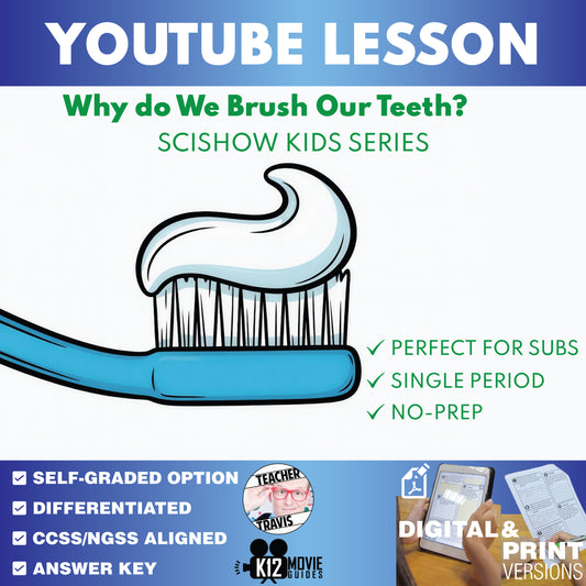 SciShow Kids - Why Do We Brush Our Teeth? - YouTube Video Lesson
