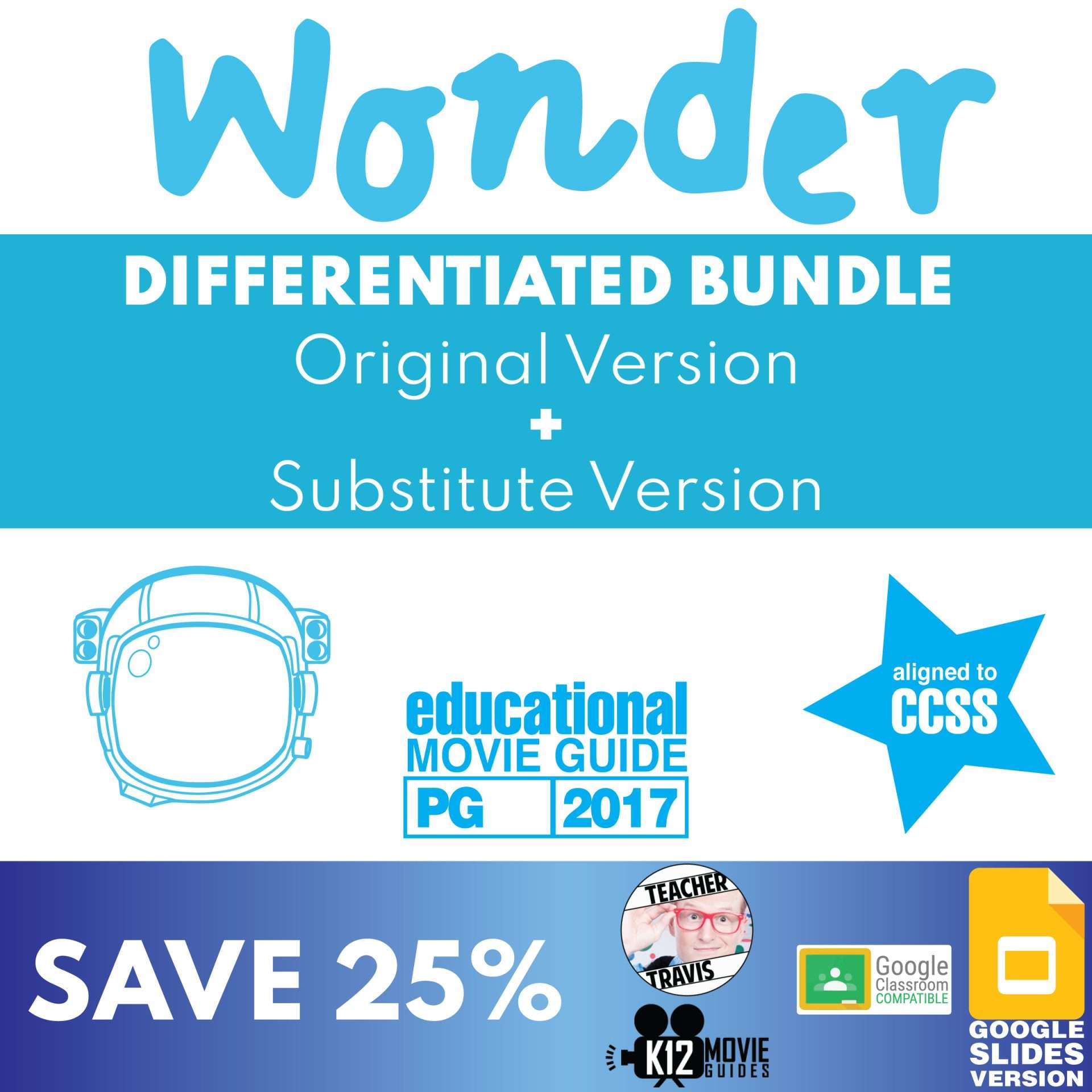 DIFFERENTIATED Wonder Movie Guide Bundle | SAVE 25%