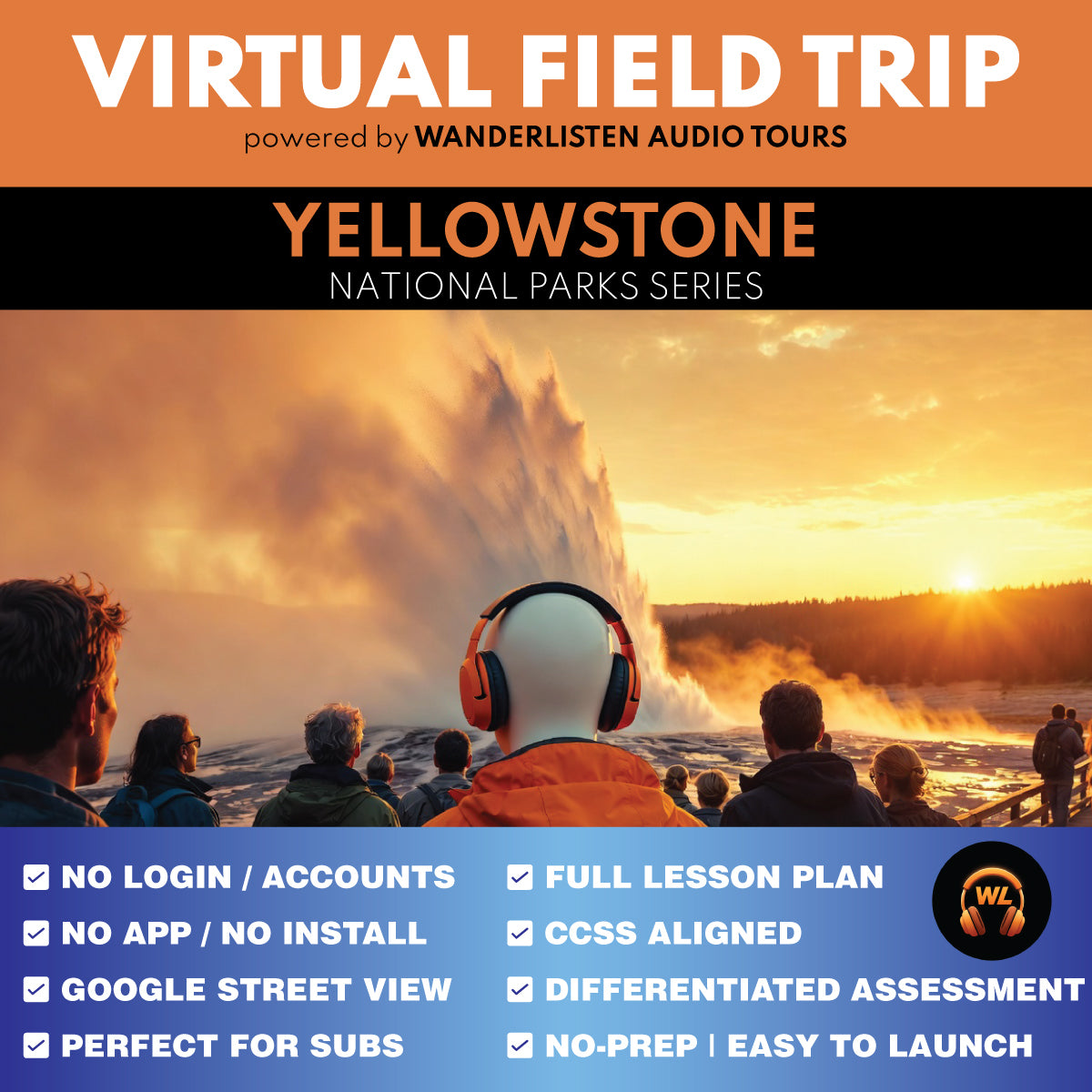 Yellowstone National Park Virtual Field Trip Lesson | Google Slides + Quiz