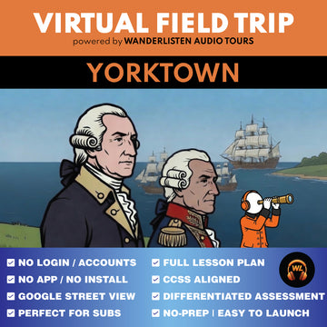 Yorktown Virtual Field Trip App Lesson | Audio + Map + Quiz