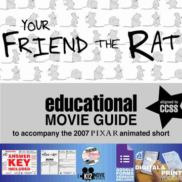Your Friend the Rat Pixar Short Video Guide | Questions | Worksheet (2007) Cover