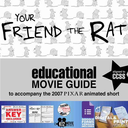 Your Friend the Rat Pixar Short Video Guide | Questions | Worksheet (2007) Cover