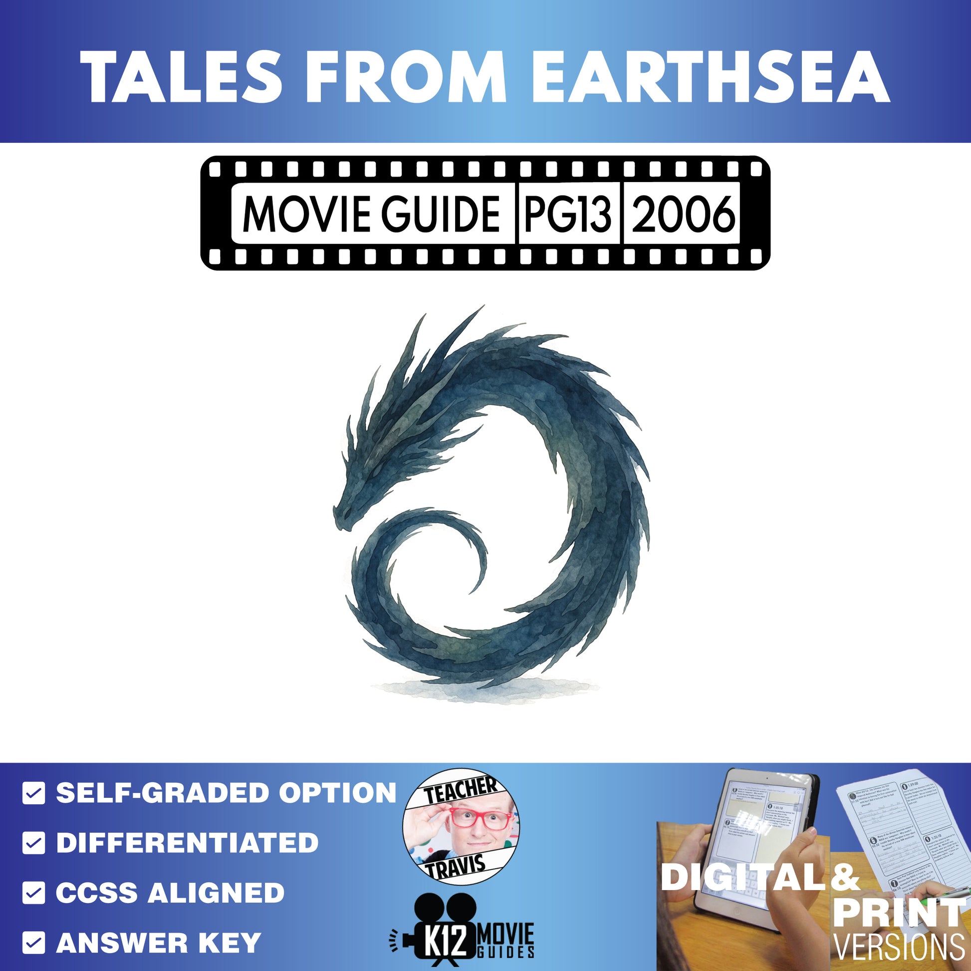 Tales from Earthsea Movie Guide Questions & Worksheet