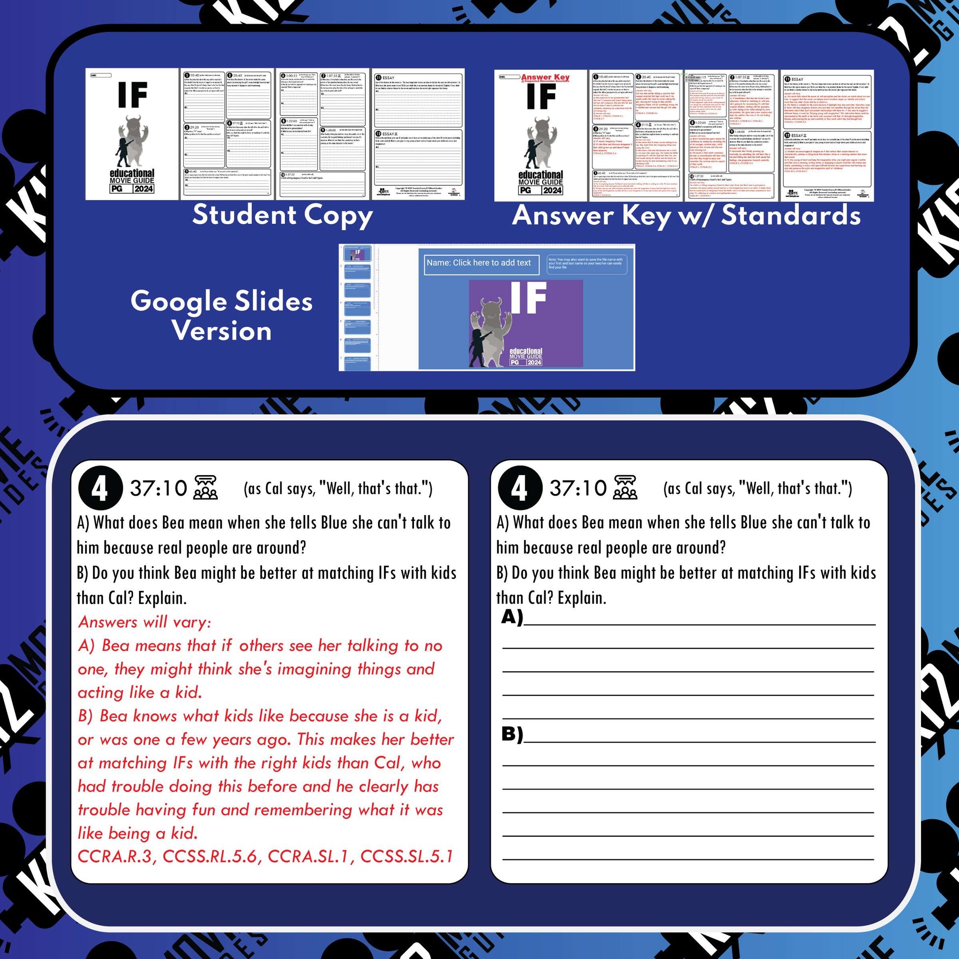 IF Movie Guide (PG - 2024) Sample