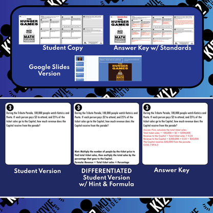The Hunger Games (2012) Math Focused Movie Guide Sample