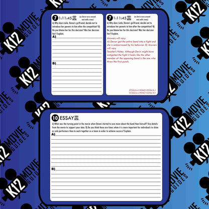 Drumline Movie Guide | Viewing Worksheet | Questions (PG13 - 2002) Sample