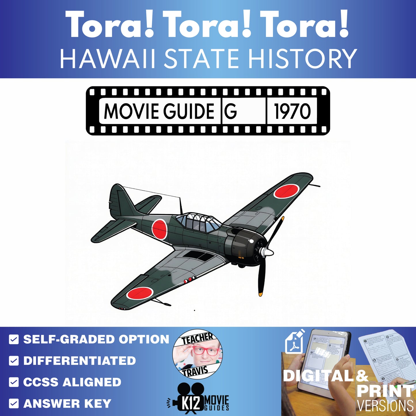 Hawaii State History: Tora! Tora! Tora! Film Quiz & Movie Guide Questions (G - 1970)